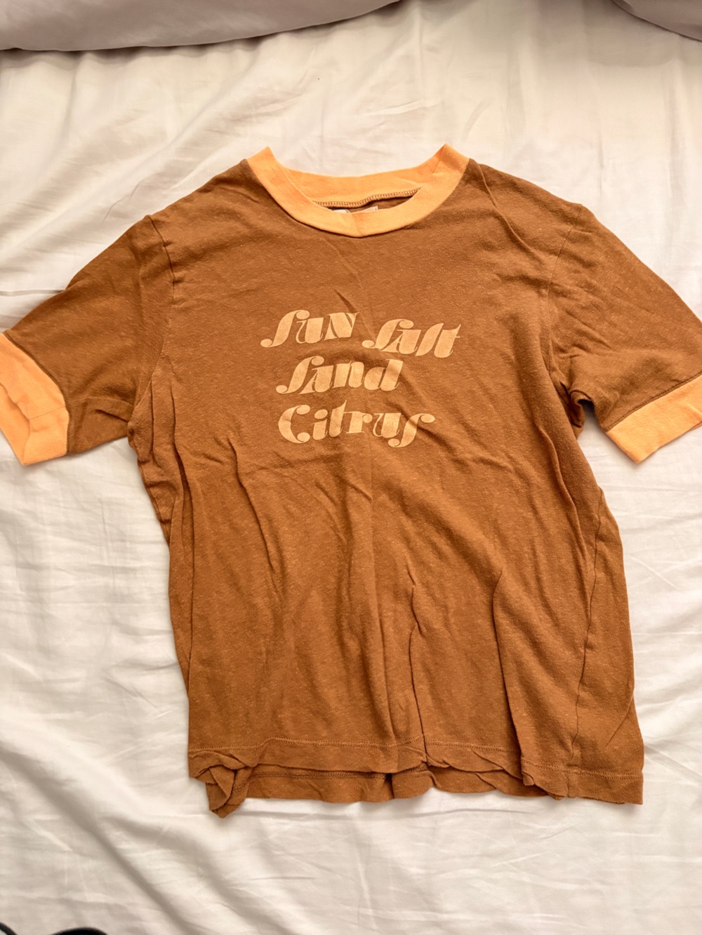 Madewell ‘Sun, Salt, Kind Citrus' Graphic Ringer Tee